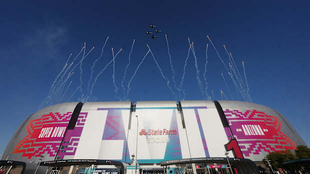 fuegos artificiales Super Bowl LVII
